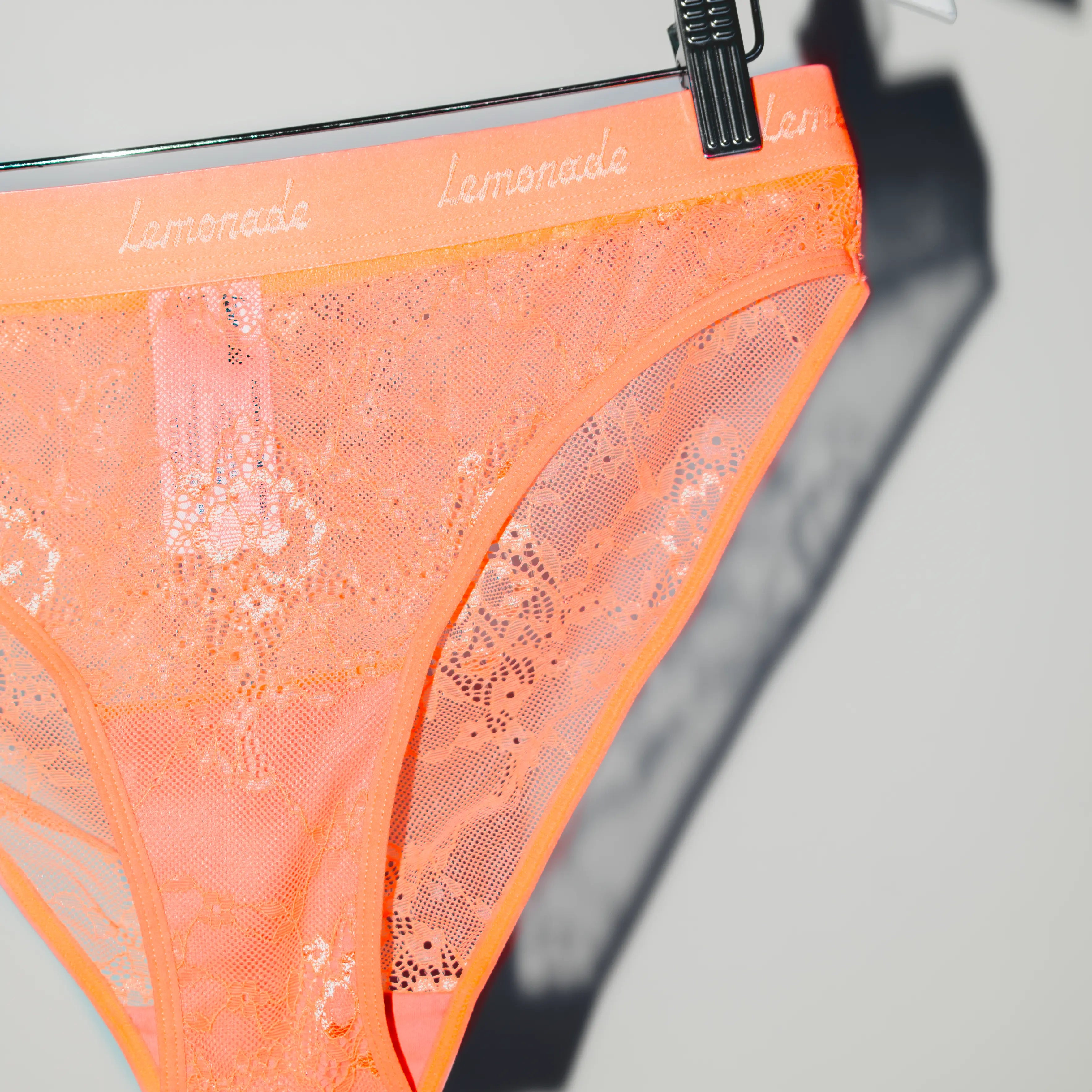 Picot Brief - Neon Orange