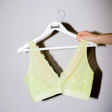 Picot Fuller Cup Bra - Light Green